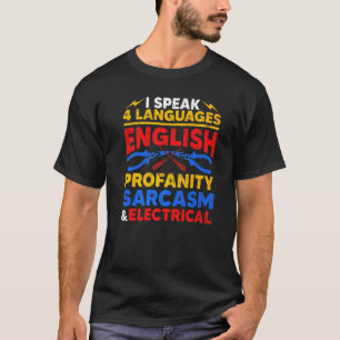 Electrician Men Women Electrical Engineer Humour T-Shirt