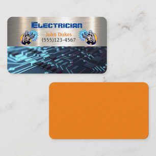 Electrician Metal Handyman Business card