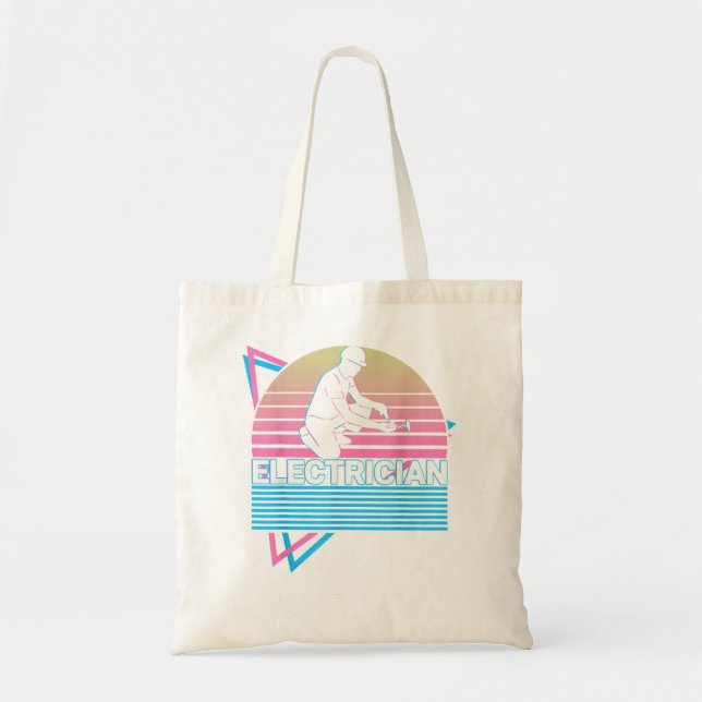 Electrician Retro   Tote Bag (Front)