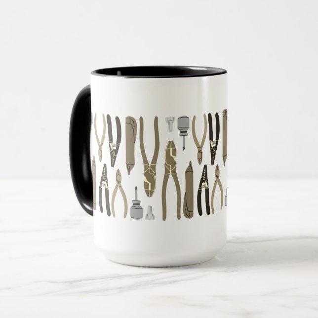 Electrician’s Hand Tools Mug (Front Left)