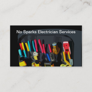 Electrician Service Modern Business Card