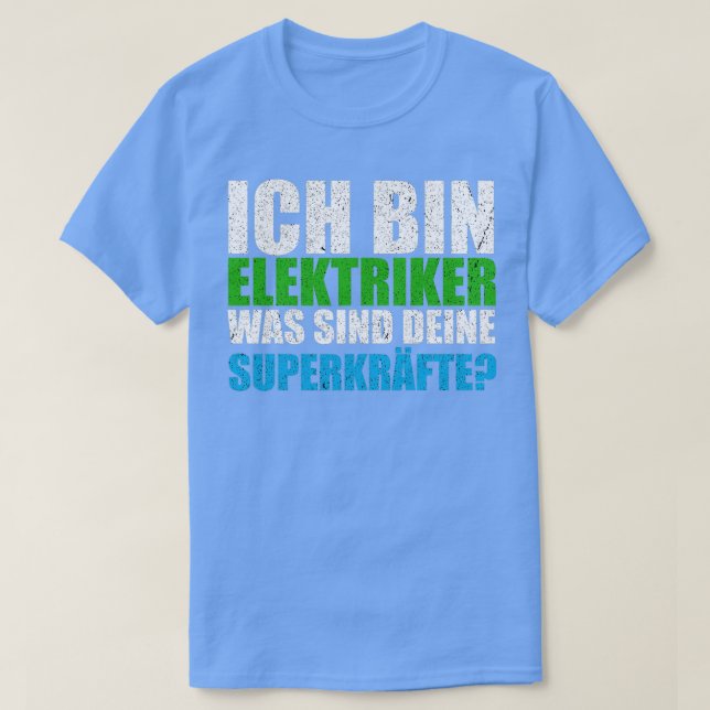 Electrician Training Gift Job Electronics Technici T-Shirt (Design Front)