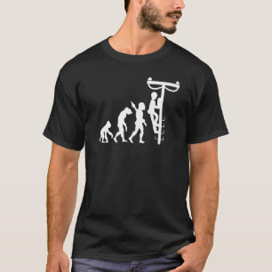 Electrician Transmission Tower Voltage Energy Job T-Shirt