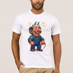 Electrician Troll – Shocking Humour for Power Love T-Shirt