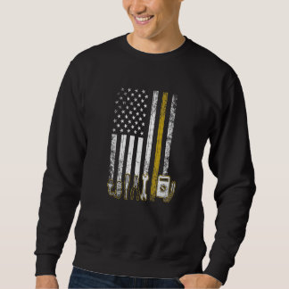 Electrician Us Flag Tools For Electricians Sweatshirt