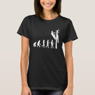 Electrician Worker Evolution Electricity  & Worker T-Shirt