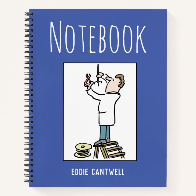 Electrician's Notebook with Name (Front)
