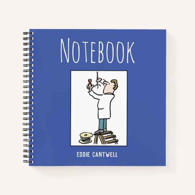 Electrician's Notebook with Name (Front)