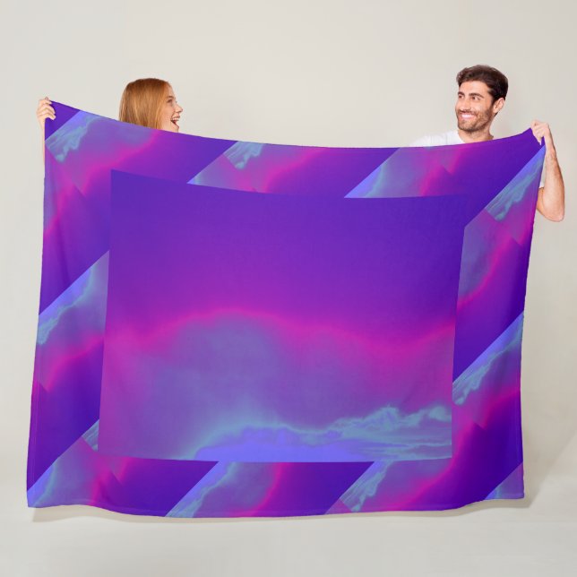 Electricity 1 fleece blanket (In Situ)