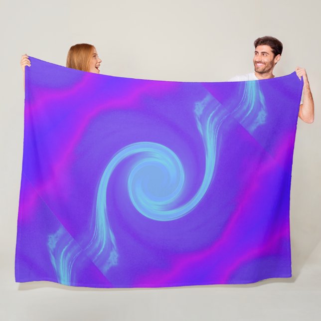 Electricity 3 fleece blanket (In Situ)