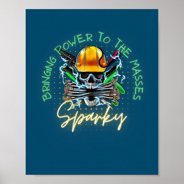 Electricity Electrician  Poster (Front)