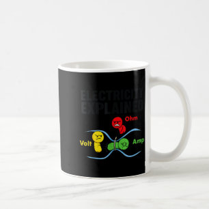 Electricity Explained Funny Geeky Physics Humor Sc Coffee Mug