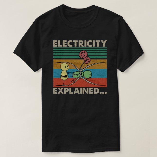 Electricity explained.... T-Shirt (Design Front)