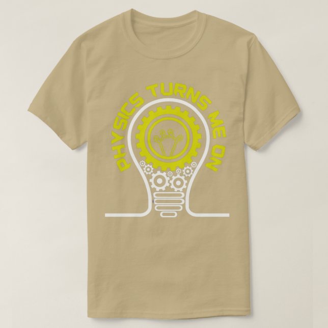 Electricity Geek Gift Funny Physics T-Shirt (Design Front)