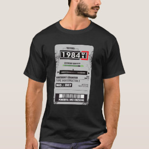 electricity metre Three phase metre birthday 1984 T-Shirt