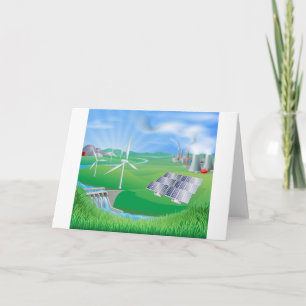 Electricity or power generation methods card