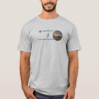 Electricity Powers:A Lit Home in a Vast Wilderness T-Shirt