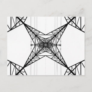 Electricity Pylons Postcard