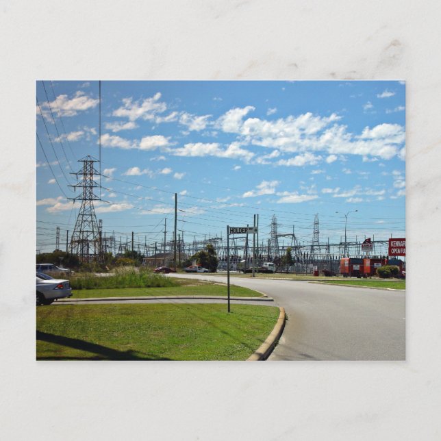 Electricity relay station postcard (Front)