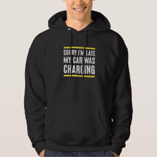 Electricity Vehicle Ev Car For Men Women Hoodie