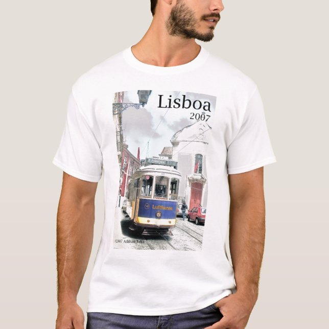 Eléctrico, Lisboa 2007 T-Shirt (Front)