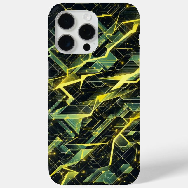 Electrified Grid Camo, Grid Pattern Case-Mate iPhone Case (Back)