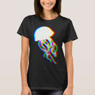 Electrifying Jellyfish EDM Rave Silhouette Women's T-Shirt