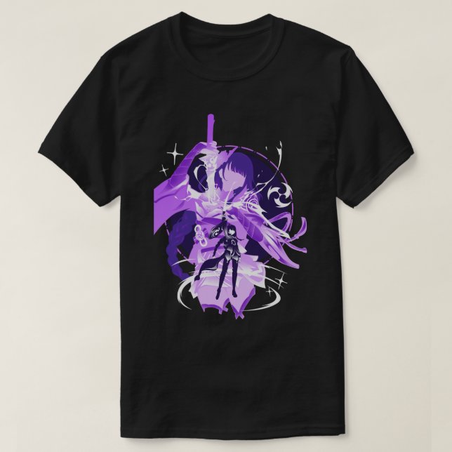 Electro Raiden Shogun Classic T Shirt (Design Front)