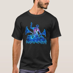 Electro Swing DJ Gramophone Old School Retro Danci T-Shirt