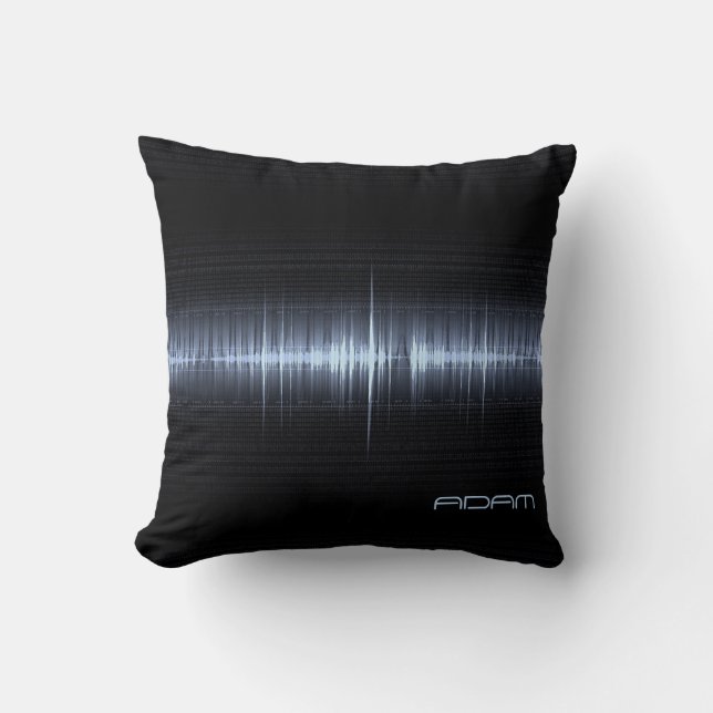 Electrocardiogram Cardiologist Personalised Men's Cushion (Front)
