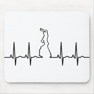 Electrocardiogram Flemish Mouse Pad