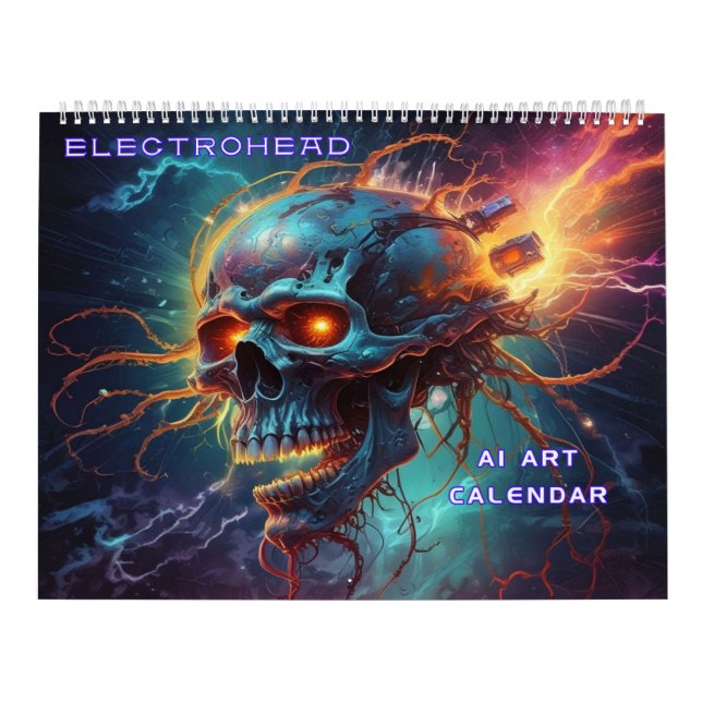 Electrohead AI Art Calendar (Cover)