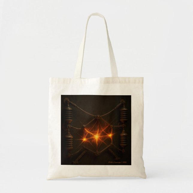 Electromagnetic Steampunk artifact - Tote Bag (Front)