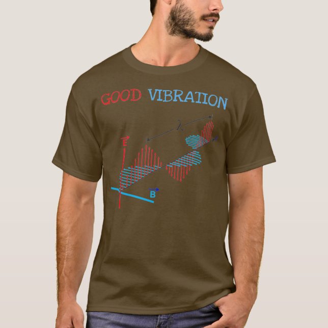 Electromagnetic Waves Fun Physics Physicist Good T-Shirt (Front)