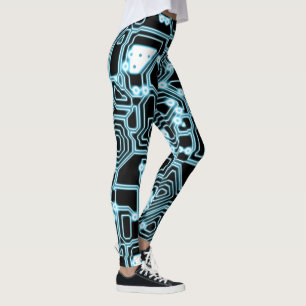 ElecTRON - Blue / Black - Leggings