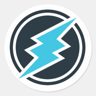 electroneum classic round sticker