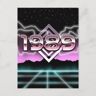 Electronic 1989 photo print postcard