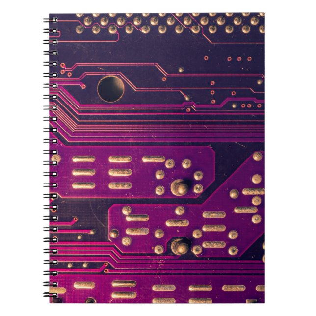 Electronic circuit board abstract background. comp notebook (Front)
