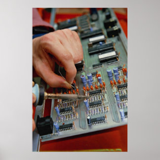 Electronic circuit board assembly poster