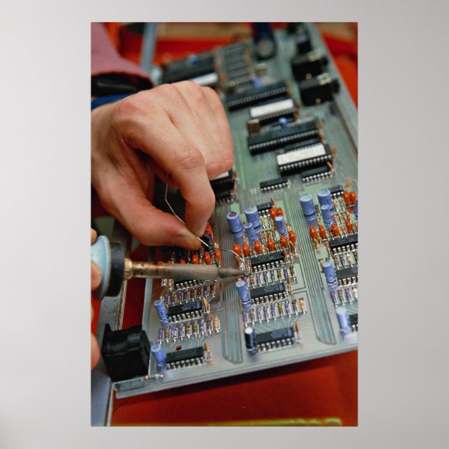 Electronic circuit board assembly poster (Front)