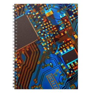 Electronic circuit board close up. background,boar notebook