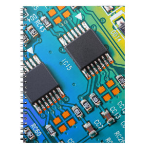 Electronic circuit board close up. background,boar notebook