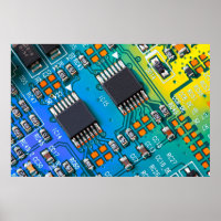 Electronic circuit board close up. background,boar