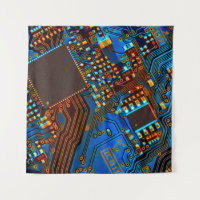 Electronic circuit board close up. background,boar
