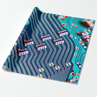 Electronic circuit board close up. background,boar wrapping paper