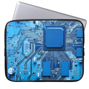 Electronic circuit board close up. circuit,board,s laptop sleeve