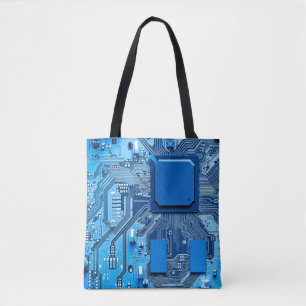 Electronic circuit board close up. circuit,board,s tote bag