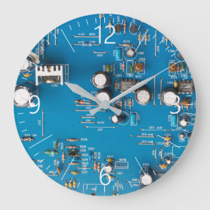 Electronic circuit board large clock