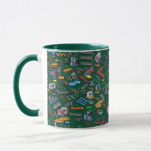 Electronic Circuit Board Mug
