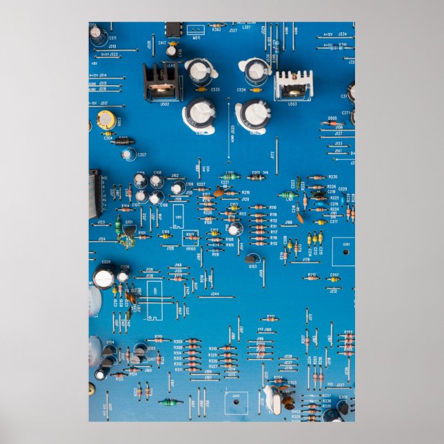 Electronic circuit board poster (Front)